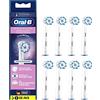 Oral-B Sensitive Clean - Testine per spazzolino elettrico, garantiscono la pulizia delicata dei denti, tecnologia ultra sottile, 8 pezzi