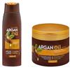 Deliplus Confezione 2 - Shampoo 400 ml. e maschera barattolo da 400 ml. Argan Oil capelli secchi e danneggiati. Confezione da 2 x 400 ml. Deliplus