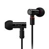 final E4000 Auricolari isolanti in-ear, driver dinamico da 6,4 mm, ad alta risoluzione, alloggiamento in alluminio, cavo OFC MMCX staccabile, gommini Swing-Fit - Alluminio nero