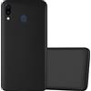 Cadorabo Custodia compatibile con Samsung Galaxy M20 in NERO METALLICO - Morbida Cover Protettiva Sottile di Silicone TPU con Bordo Protezione - Ultra Slim Case Antiurto Gel Back Bumper Guscio