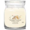 Yankee Candle Signature Jar Candles Soft Wool & Amber 368g - Candela Profumata