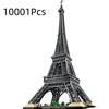 REPLICA LEGO 10307 Torre Eiffel Costruzioni block 10001 pezzi H 1.5 Metri Building Blocks