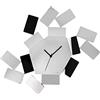 Alessi MT19 La Stanza dello Scirocco Orologio da Parete in Acciaio Colorato con Resina Epossidica, Argento