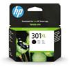 HP 301XL CH563EE Cartuccia Originale per Stampanti a Getto d'Inchiostro, Compatibile con DeskJet 1050, 2540 e 3050, OfficeJet 2620, 4630, Envy 4500 e 5530, Nero