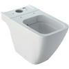GEBERIT - ICON SQUARE VASO WC A PAVIMENTO A CACCIATA PER CASSETTA DI RISCIACQUO ESTERNA RIMFREE BIANCO 200930000