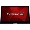 Viewsonic Viewsonic TD1630-3 Monitor PC 39,6 cm [15.6] 1366 x 768 Pixel HD LCD Touch screen Multi utente Nero (16IN TD1630-3 1366X768 TOUCH - VGA HDMI 16:9 10 POINTS) TD1630-3