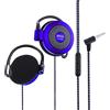 ZORQ Cuffie auricolari con clip, 3,5 mm, auricolari stereo con gancio, per telefoni cellulari, MP4, per yoga, esercizio, allenamento, jogging, escursionismo, corsa Zorq