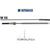 ULTRAFLEX MONOCAVO M58 ULTRAFLEX 14 FT / 4,27 MT PER TIMONERIA MECCANICA T67 ULTRAFLEX