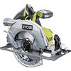 Ryobi R18CS7-0 Sega Circolare Brushless a Batteria 18V ONE+, Indicata per Tagliare Legno, Profondità e Inclinazione Regolabili, Batteria Non Inclusa, Lama Ultrasottile Diametro 184mm con 24 Denti