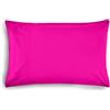 BASSETTI pop color FEDERA copriguanciale 100% cotone 50x80 cm (K1 CICLAMINO)