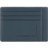 PIQUADRO porta carte di credito in pelle PP2762PQJR portacarte Blu