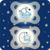 Mam Succhietto Original Night 2-6 Mesi Silicone Neutro 2 Pezzi
