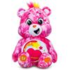 Basic Fun Care Bears Peluche Blissful Heart Bear, Orsetto del Cuore Beato - 22 cm, Peluche Morbido per Bambini, Ideale per Collezionisti, Adatto a Bambini e Bambine dai 4 Anni in su