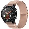 SITAFU Cinturino per Huawei Watch GT 2/GT 3 46mm,22MM Nylon Elastico Intrecciato Regolabile Cinturini di Ricambio Compatibile con Huawei Watch GT 46MM/GT2 Classic/GT2 Pro 46mm/Watch GT 2e/GT Sport
