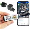 GiDaCom Localizzatore GPS Antifurto per moto, auto, camper, scooter, furgoni gestione tramite APP e RELE' ON/OFF attivato a distanza allarme vibrazione movimento geofence