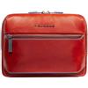 Piquadro Borsello Orizzontale in Pelle Porta iPad®mini Blue Square