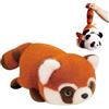 Befeixue Peluche Panda Reversibili | Simpatico Animale Di Peluche Panda | Peluche Panda Rosso Reversibile | Peluche Panda A Doppia Faccia | Bambola Panda Rossa Per Bomboniera Di Compleanno Per Bambini