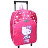 mybagstory - Zaino con ruote per bambine Hello Kitty Rose - Bambino - Scuola - asilo - asilo - ragazza - 33 cm - spallacci regolabili - ruote - idea regalo