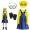 MeYuxg Costumi di Carnevale per Ragazze, Costumi Carnevale Cosplay, Cosplay di Film Classici, Vestito Giallo e Blu con Cappello, Occhiali, Guanti, per Compleanni, Feste Rave, Abbigliamento Quotidiano (L)