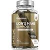 WeightWorld Lions Mane in 90 Gommose Vegane da 2000mg, 1 al Giorno (3 Mesi di Fornitura), Criniera di Leone Fungo Integratore all'Aroma di Lampone, Estratto 10:1 di Hericium Erinaceus, Senza Glutine né Allergeni
