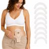 FOMIYES Coloplast Barriera Strisce 20pcs Anti-Perdita Stoma Skin Barrier, Strisce di Fissaggio Stoma- Nastro Sensibile alla Pressione Ostomia Nastro Adesivo, 5.50X3.35.6cm