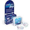SANOHRA Pro Sleep - Tappi per orecchie taglia M, per normali canali uditivi, adatti per chi dorme sul lato, filtro contro il rumore (24 dB), riutilizzabili, Made in Germany