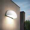 Applique Curva Monodirezionale con base E27 IP54 Bianca - Serie BRINA