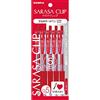 Zebra Pen Zebra, Sarasa Clip, penne a sfera gel 0.5, PJJ15R5. Colore: rosso. 5 pezzi, da Zebra