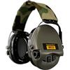 Sordin Pro-X LED Protezioni acustiche a capsula 75302-X-07 - EN 352 - Cuscino in gel, Nastro mimetico & capsule verdi