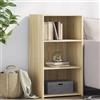 MOBCANT Credenza, Armadietto Multifunzione Mobiletto multiuso Mobili soggiorno Mobiletto ingresso Utilizzabile per Corridoio Cucina Ufficio Rovere Sonoma 50x41x93 cm in Legno Multistrato