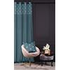 Chic Home DOTS - Tenda in velluto, 140 x 270 cm, con occhielli, colore: Turchese