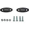 ACCOSSATO Coppia tappi coprifori specchietti Accossato nero per Honda Vtr 1000 F dal 2001 al 2005 (CC 1000)