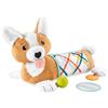 Fisher-Price - Cuscino Corgi Tummy Time 3 in 1, sostiene Il Bambino in 3 Modi Durante Ogni Fase della Crescita: disteso, Seduto, per Gioco di Ruolo; con 1 specchietto e sonaglino Senza BPA, HJW10