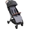 Chicco Glee Passeggino Leggero, Pratico E Leggero, Chiusura Automatica, Seduta Ampia E Confortevole, Ruote Di Alta Qualità, Schienale Regolabile, Cappottina Parasole, Fino a 22 Kg, Grigio