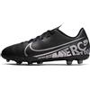 Nike Vapor 13 Club Fg/MG, Scarpe da Calcio Bambino, Nero (Black/Mtlc Cool Grey/Cool Grey 001), 35 EU