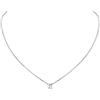 ChicSilver Collana girocollo da donna con lettera A-Z, in argento Sterling 925, placcato oro 18 carati, con monogramma, regalo di compleanno e Argento, colore: 05-e, cod. KA-CP13451B-ERO