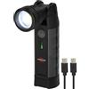 Brennenstuhl Torcia LED professionale TL 1000 ACW (lampada da lavoro 1000 lm con durata massima 12 ore, magnete, batteria sostituibile, ricarica wireless, cavo USB C incluso