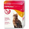 Beaphar FIPROtec Antiparassitario per Gatti, Protegge da Pulci e Zecche - In Confeziona da 3 Pipette