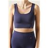 Calzedonia Top Sportivo Senza Cuciture Blu