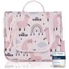 TA Trend Atelier Beauty case bambino da appendere - trousse da toilette e beauty case sostenibile in poliestere riciclato, idrorepellente, con specchio e scomparti (Lama-Rosa)