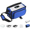 Filtnestr Concentratore di ossigeno portatile per casa, macchina di ossigeno (33% (± 3%), portata 3L/min, intelligente con telecomando, per ufficio, per viaggio/auto, 3,3 lb