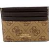 GUESS Mito Porta carte di credito Beige/Marrone, marrone