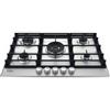 Whirlpool PRONTA CONSEGNA - SPEDIZIONE IMMEDIATA Piano Cottura da Incasso a Gas 75 cm 5 Fuochi Acciaio Inox iXelium Griglie in Ghisa Whirlpool GMWL 758/IXL