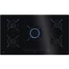 Aeg PRONTA CONSEGNA - SPEDIZIONE IMMEDIATA Piano Cottura da Incasso a Gas 90 cm 5 Fuochi Vertical Flame Vetroceramica Nera Griglie in Ghisa Manopole StepPower su 9 livelli FlameLight AEG HKB95453NB - HKB 95453 NB
