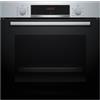 Bosch PRONTA CONSEGNA - SPEDIZIONE IMMEDIATA Bosch HBA534ES3 Serie 4 Forno da Incasso Multifunzione Elettrico 60 cm Inox Classe A+ - Manopole push pull