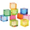 EDUPLAY.DE Cubi Colorati Traslucidi - 10 Pezzi 2,5 cm