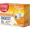 F&F Srl Digest Act, Integratore Digestivo, 30 Bustine, Finocchio, Anice Verde, Camomilla, Genziana, Supporto Digestione