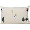 Ferm Living - Cuscino Coussins Kids - Bianco - Cotone GOTS - Designer Trine Andersen