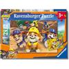 Ravensburger - Puzzle Bambini 3 Anni 2x12 Pezzi, Rubble and Crew - Puzzle 3 Anni, Include 2 Puzzle 24 Pezzi, Collezione Paw Patrol, Giochi Educativi, Idee Regalo