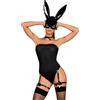 Obsessive OB7008 Sexy Bunny - costume coniglietta (nero) - L/XL